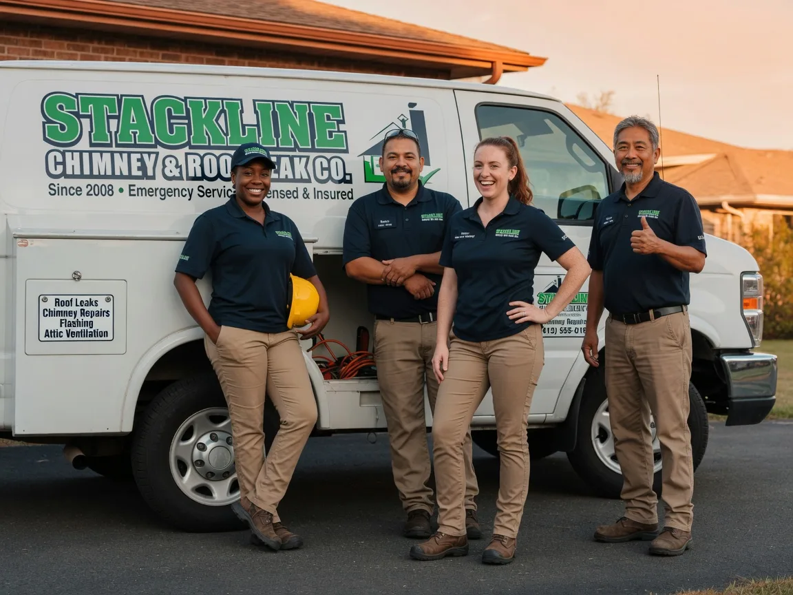 Chimney flashing repair company in Prather, CA